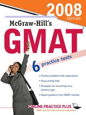 cover image of McGraw-Hill's GMAT, 2008 Edition